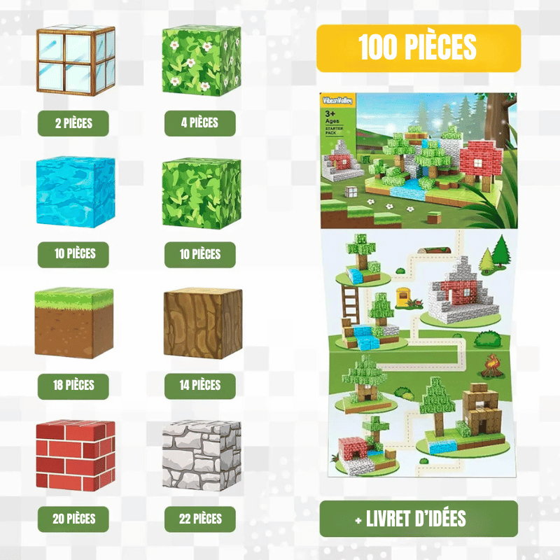 Pixel World – Vos enfants construisent leur univers, bloc par bloc