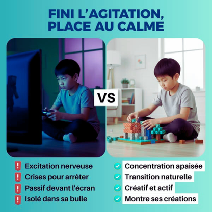 Pixel World – Vos enfants construisent leur univers, bloc par bloc